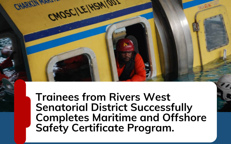 Empowering Rivers West Senatorial District: Trainees Successfully Complete Inaugural BOSIET Program