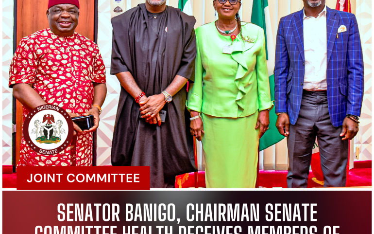 Senator Ipalibo Banigo and the 10th Assembly Joint Committee on Health