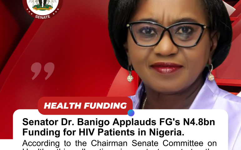 Applauds FG N4.8 billion Allocation for HIV treatment in Nigeria